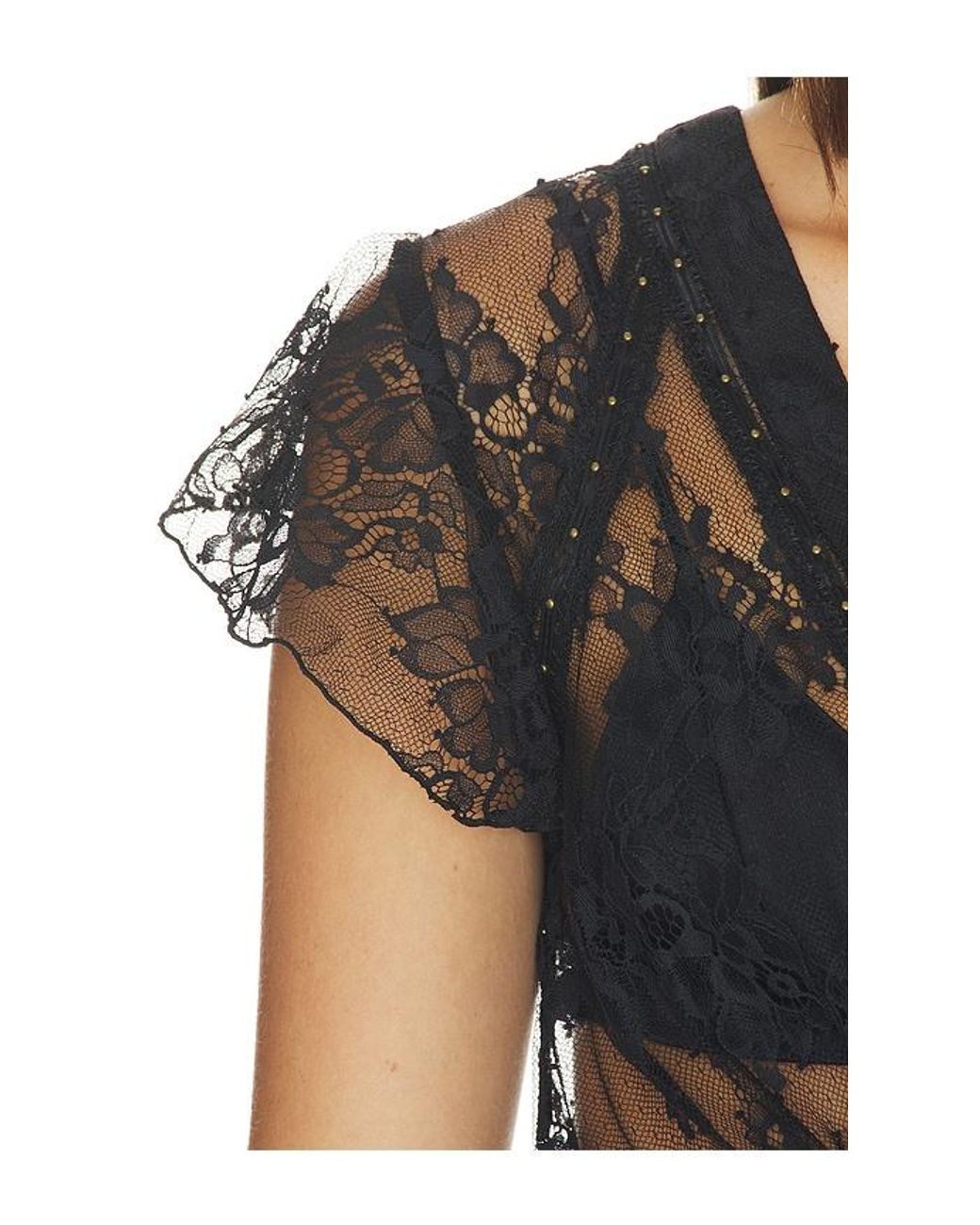 Steve Madden Black Leyla Top