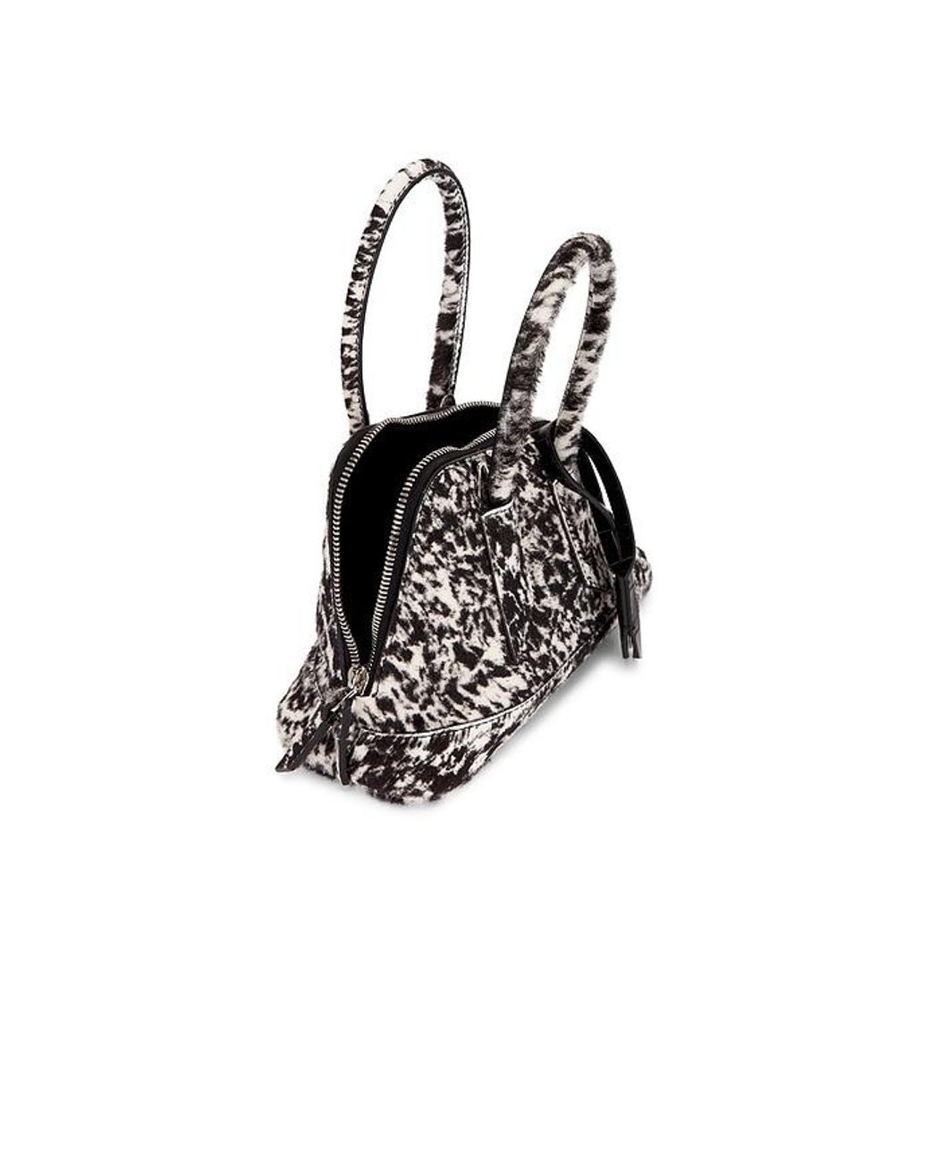 The Attico Black Sant Ambroeus Mini Top Handle Bag