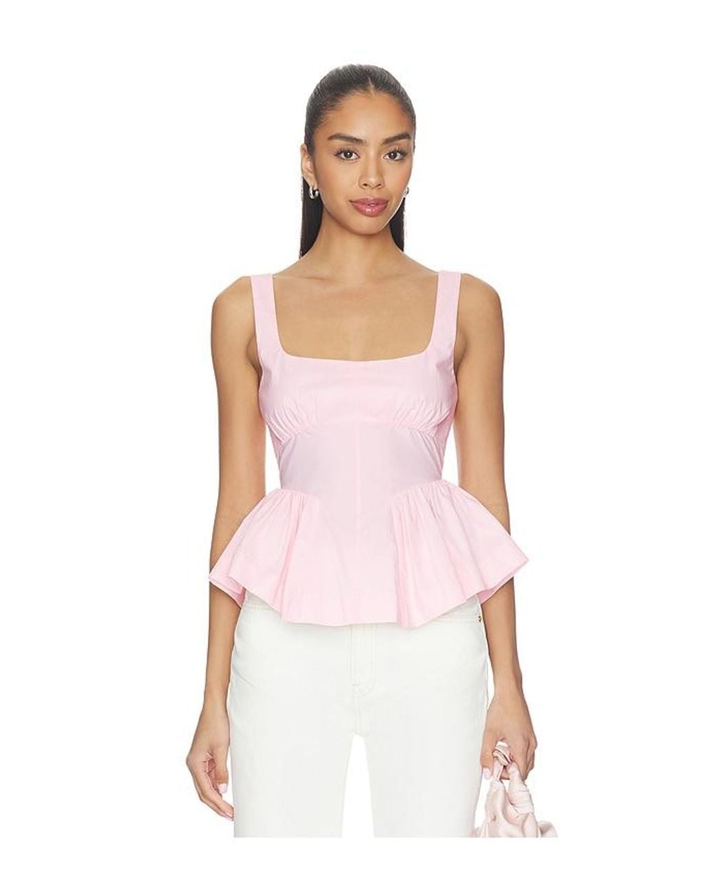 Lovers + Friends Pink Victoria Top