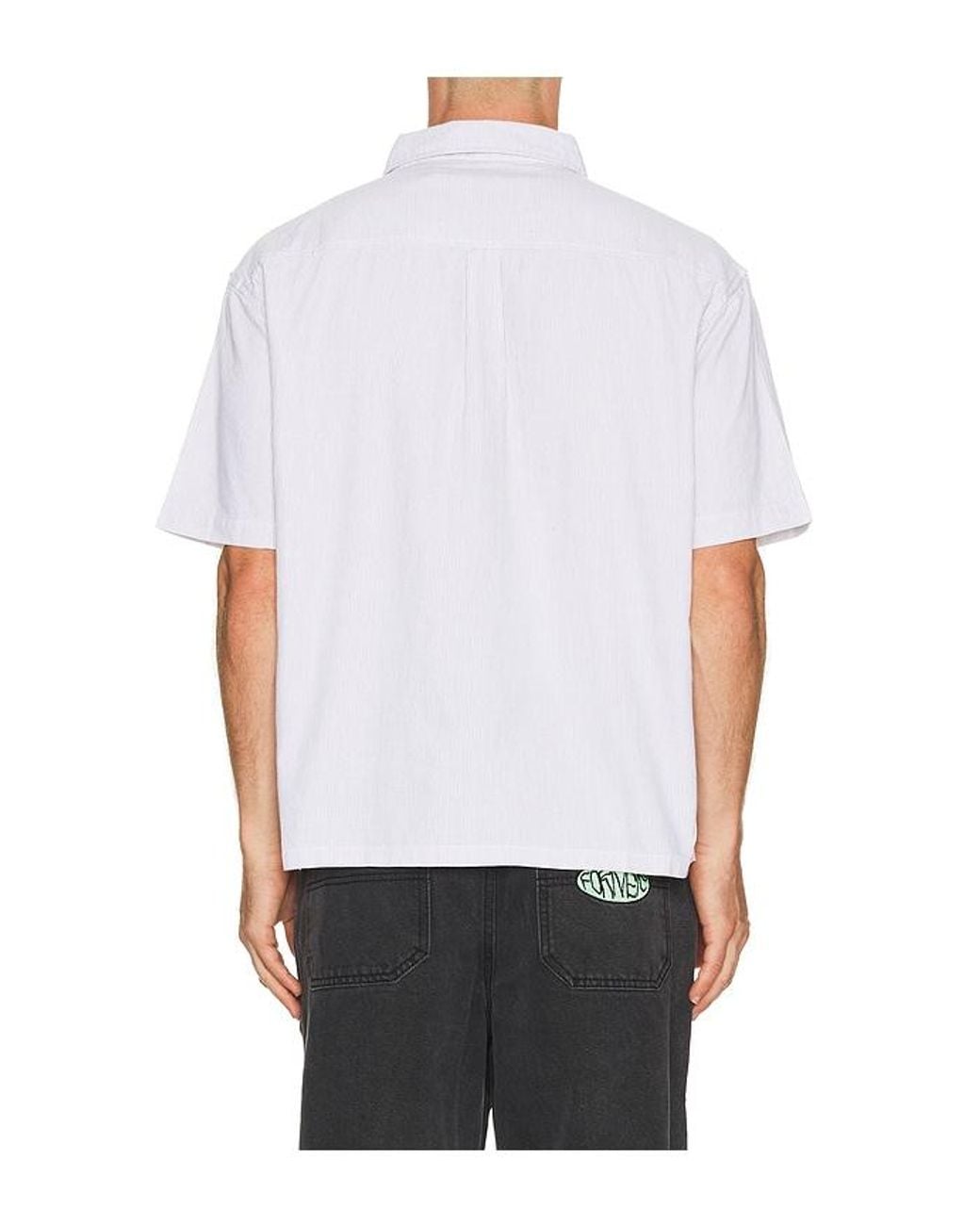 Former White Vivian Boxy Stripe Shirt for men