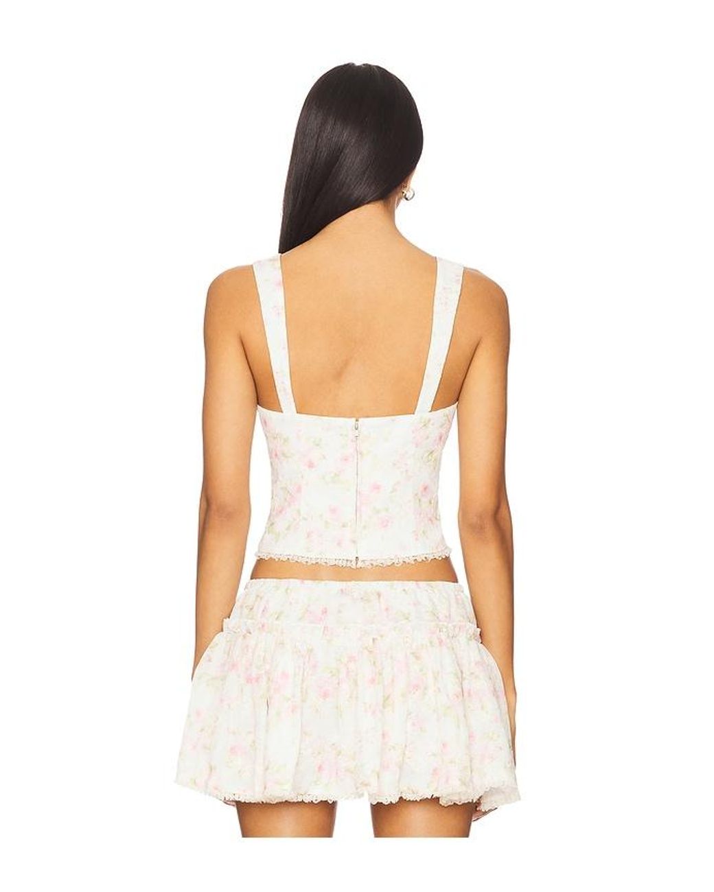 MAJORELLE White Deidre Top