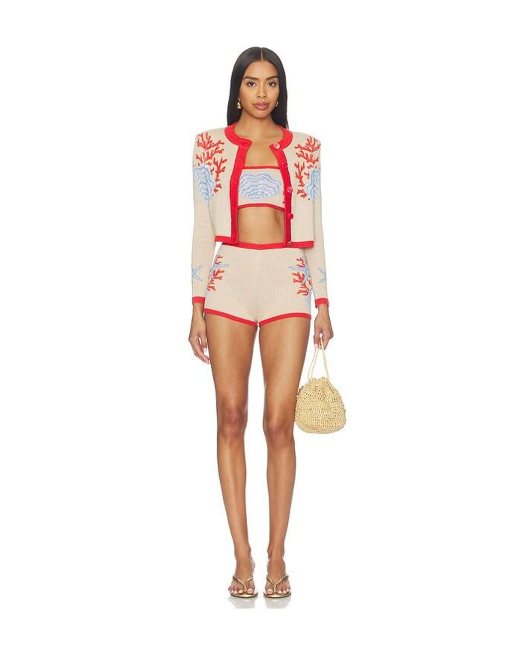 retroféte Multicolor Aralyn Knit Bandeau