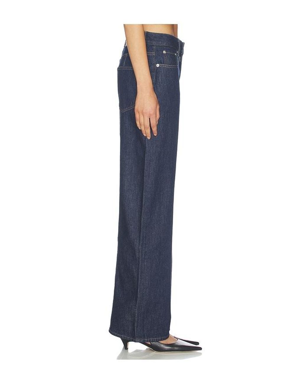 Helmut Lang Blue Carrot Wide Leg