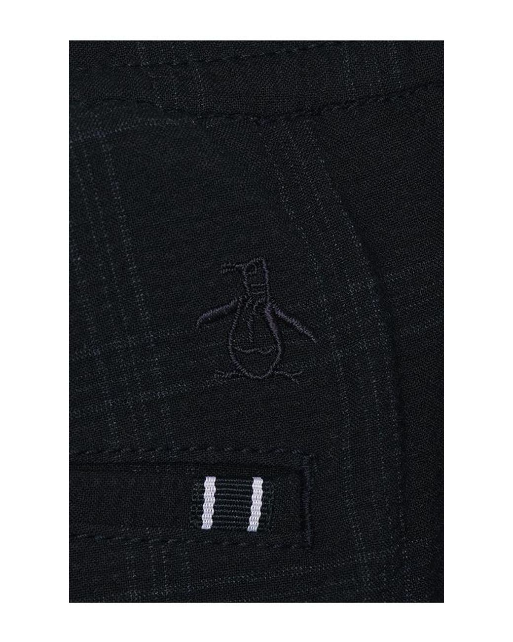 Original Penguin Black Plaid Joggers for men
