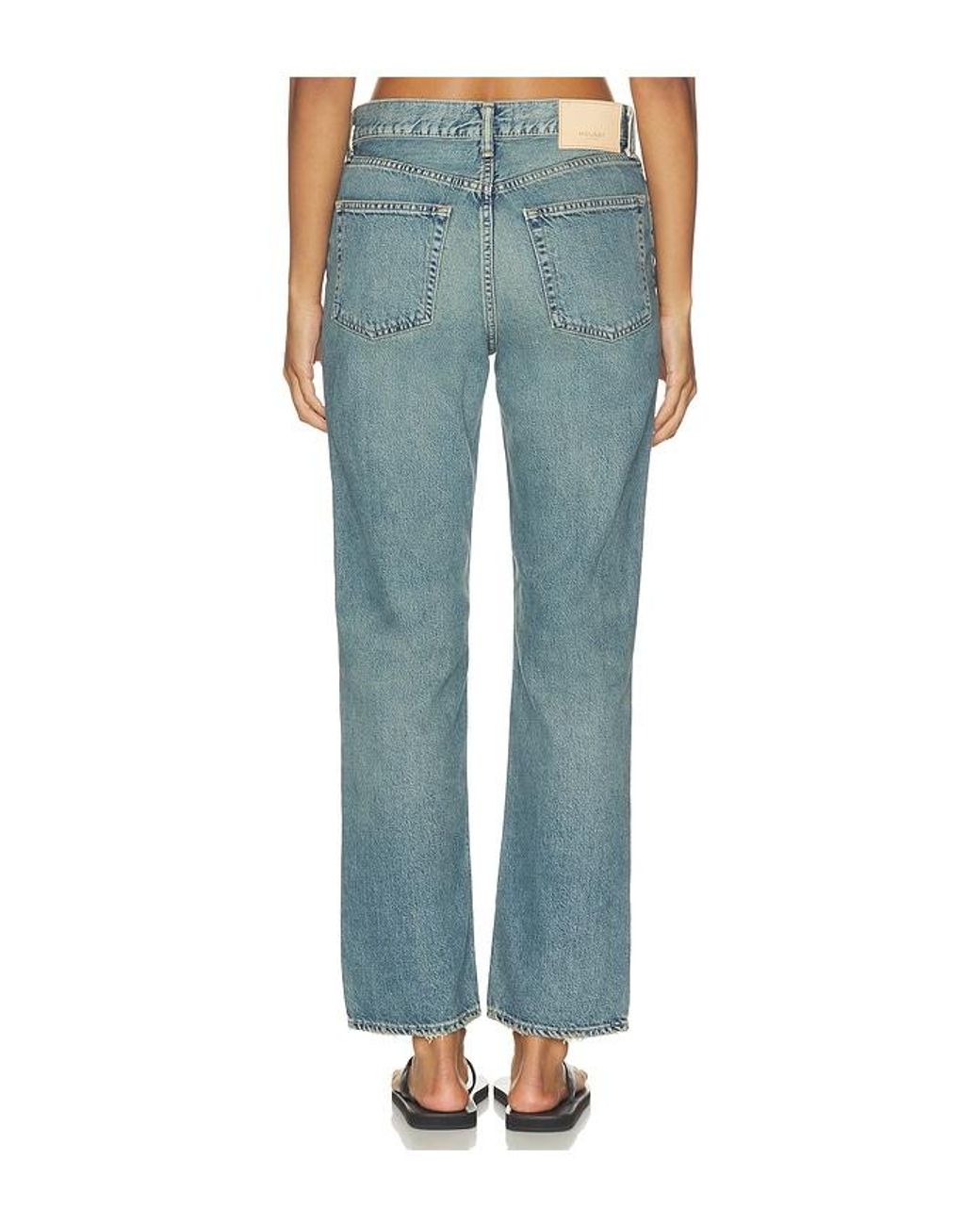 Moussy Blue Lafayette Straight Leg Jeans