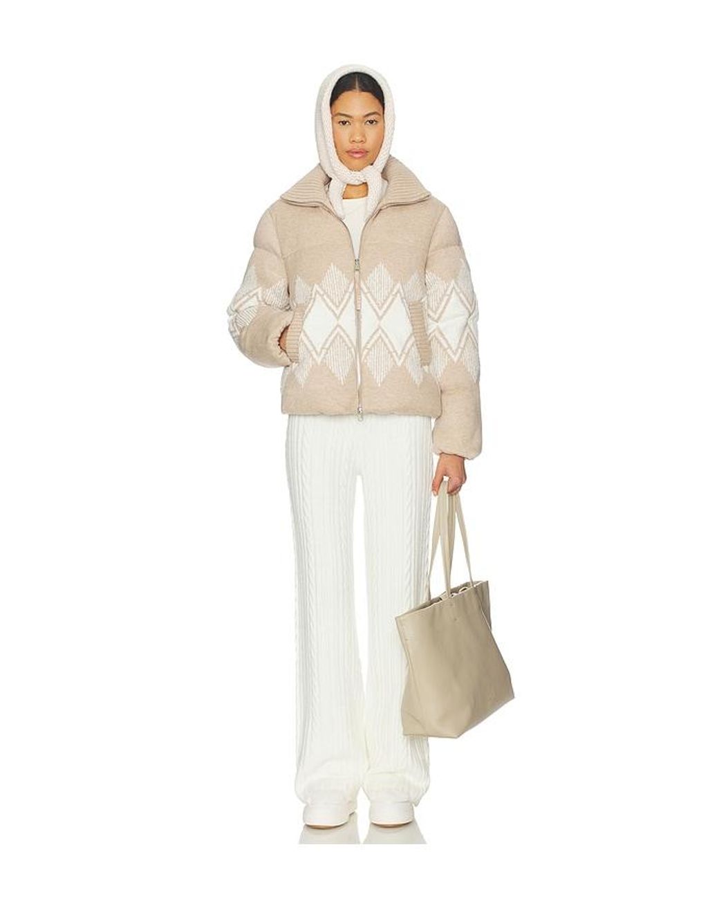 Varley Natural Belinda Knit Puffer