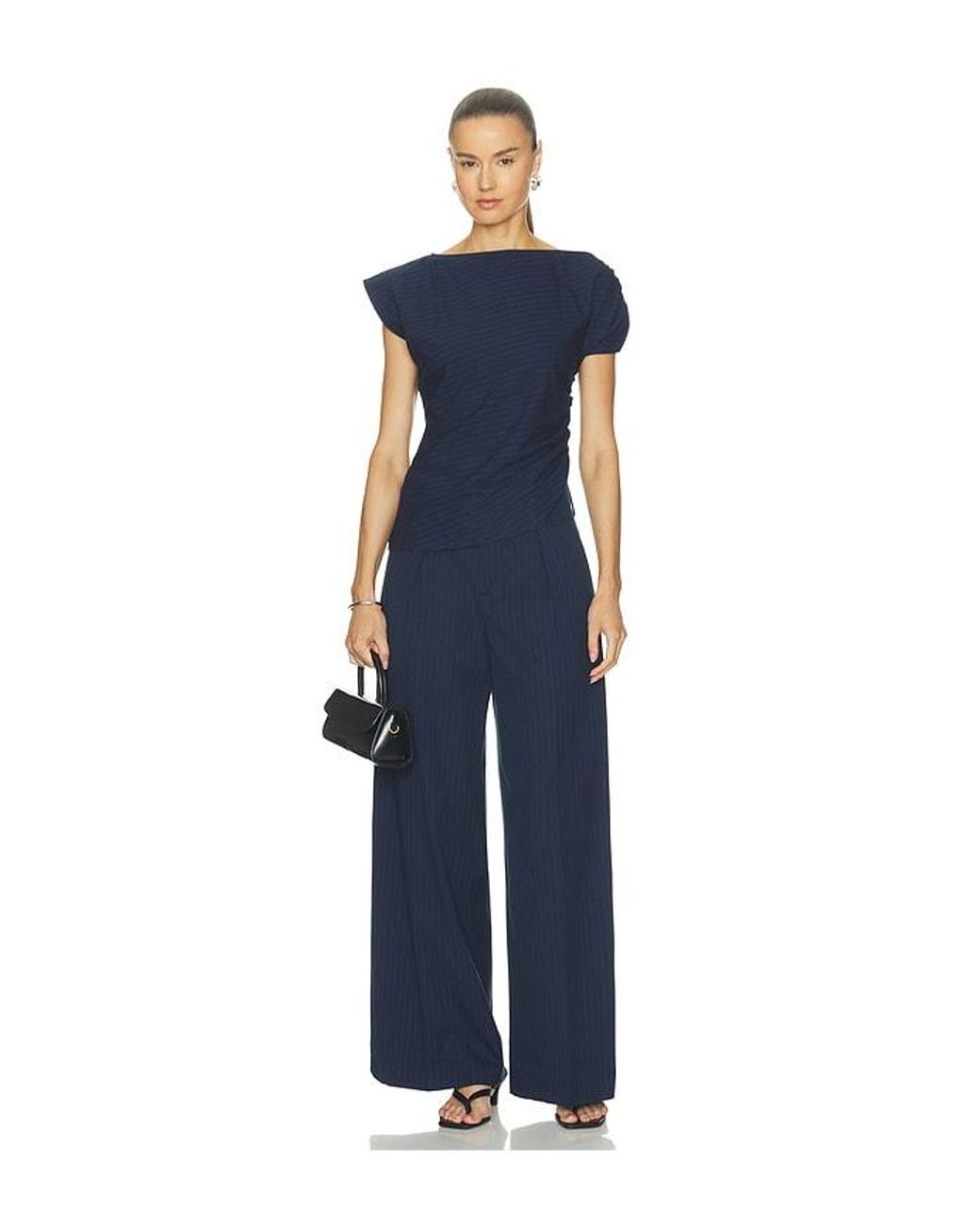 Amanda Uprichard Blue Noho Pants