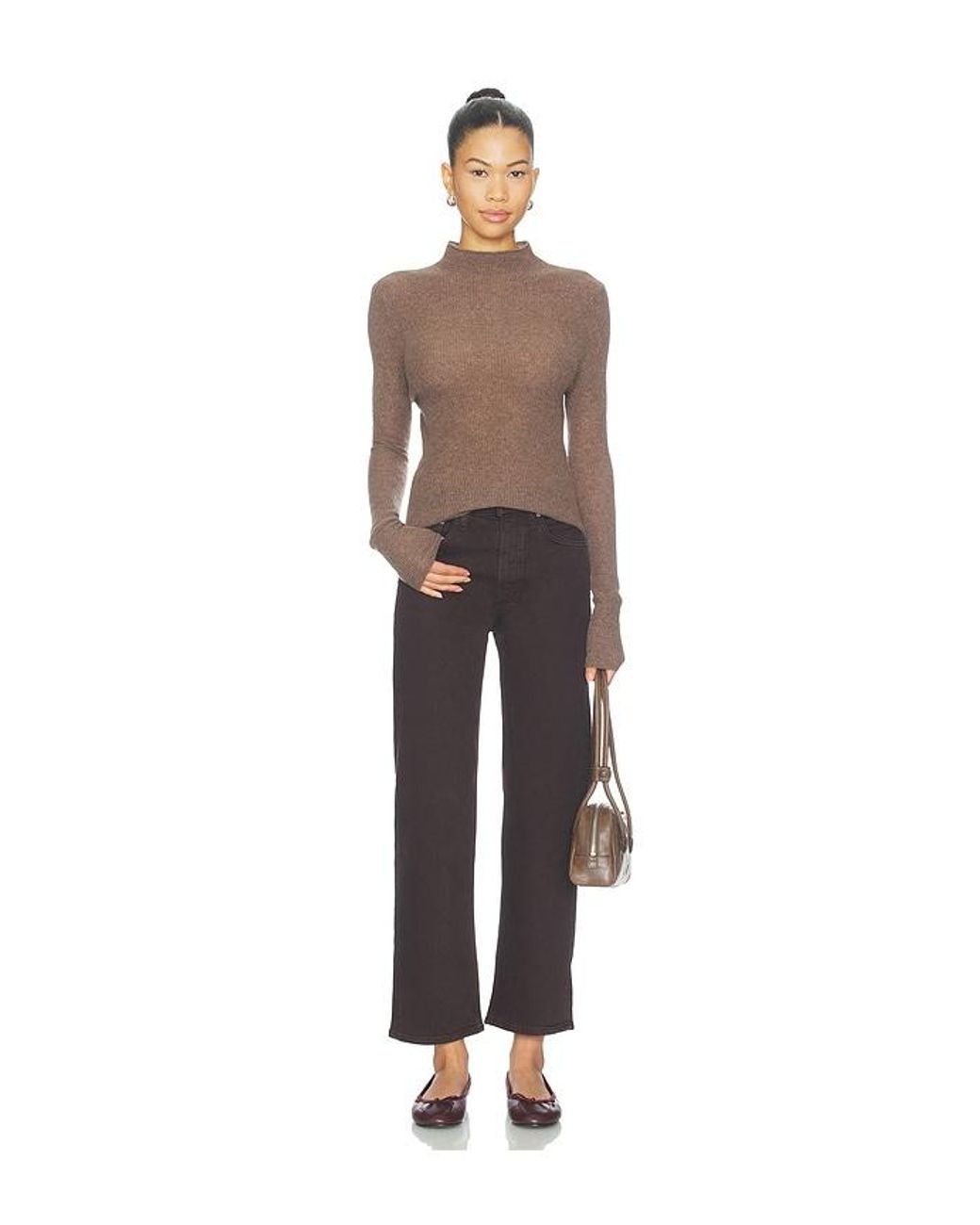 Citizens of Humanity Brown Leelah Turtleneck Sweater