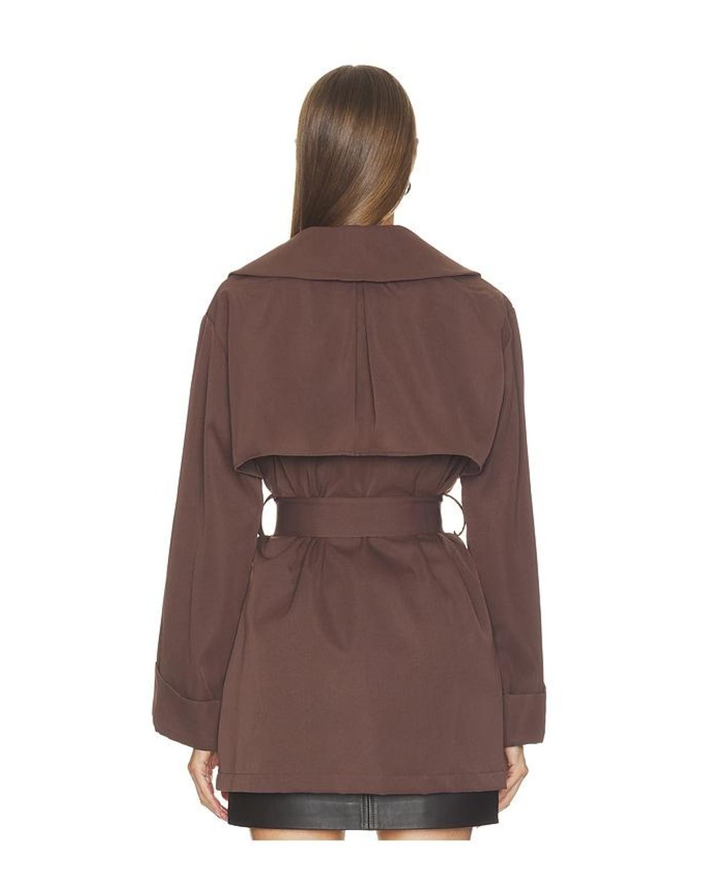 ALL THE WAYS Brown Blaire Trench Coat