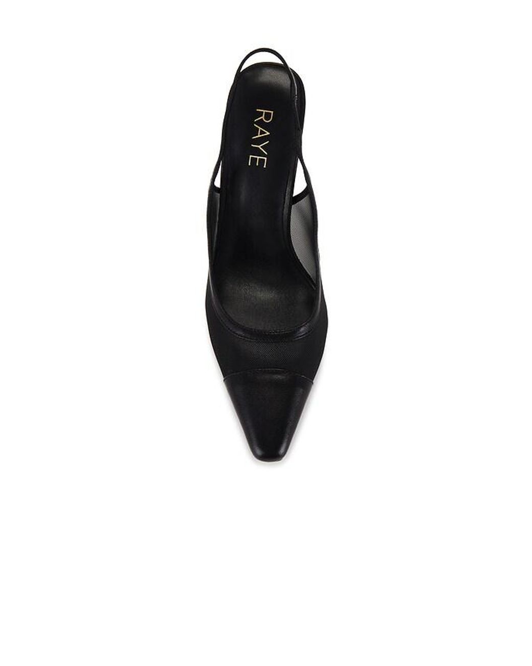 Raye Black Slingback-Pumps Vaneau
