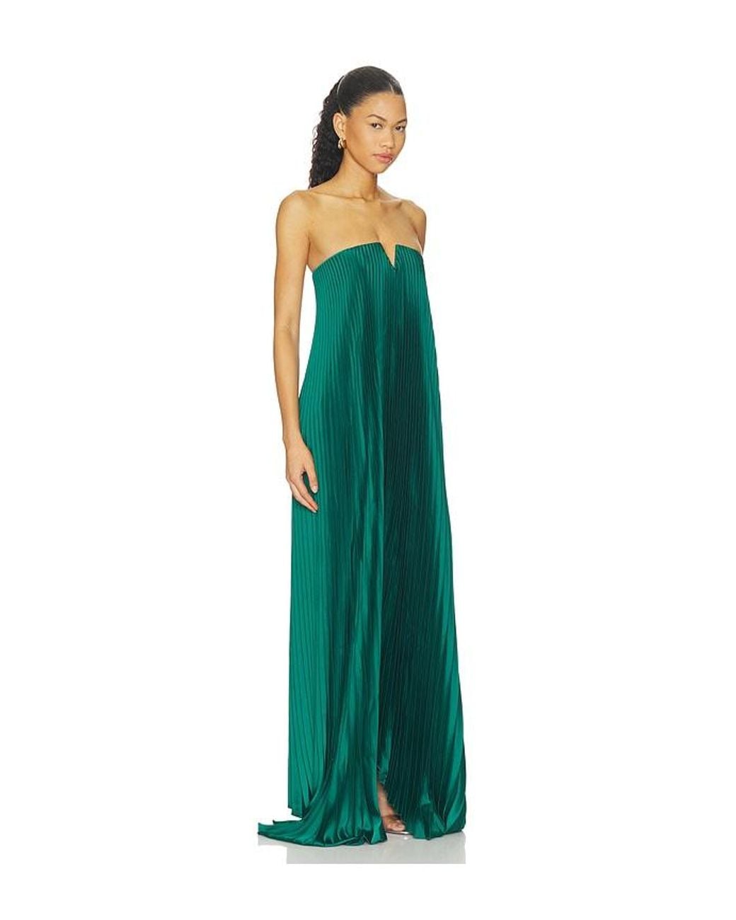 L'idée Green Tie Gown