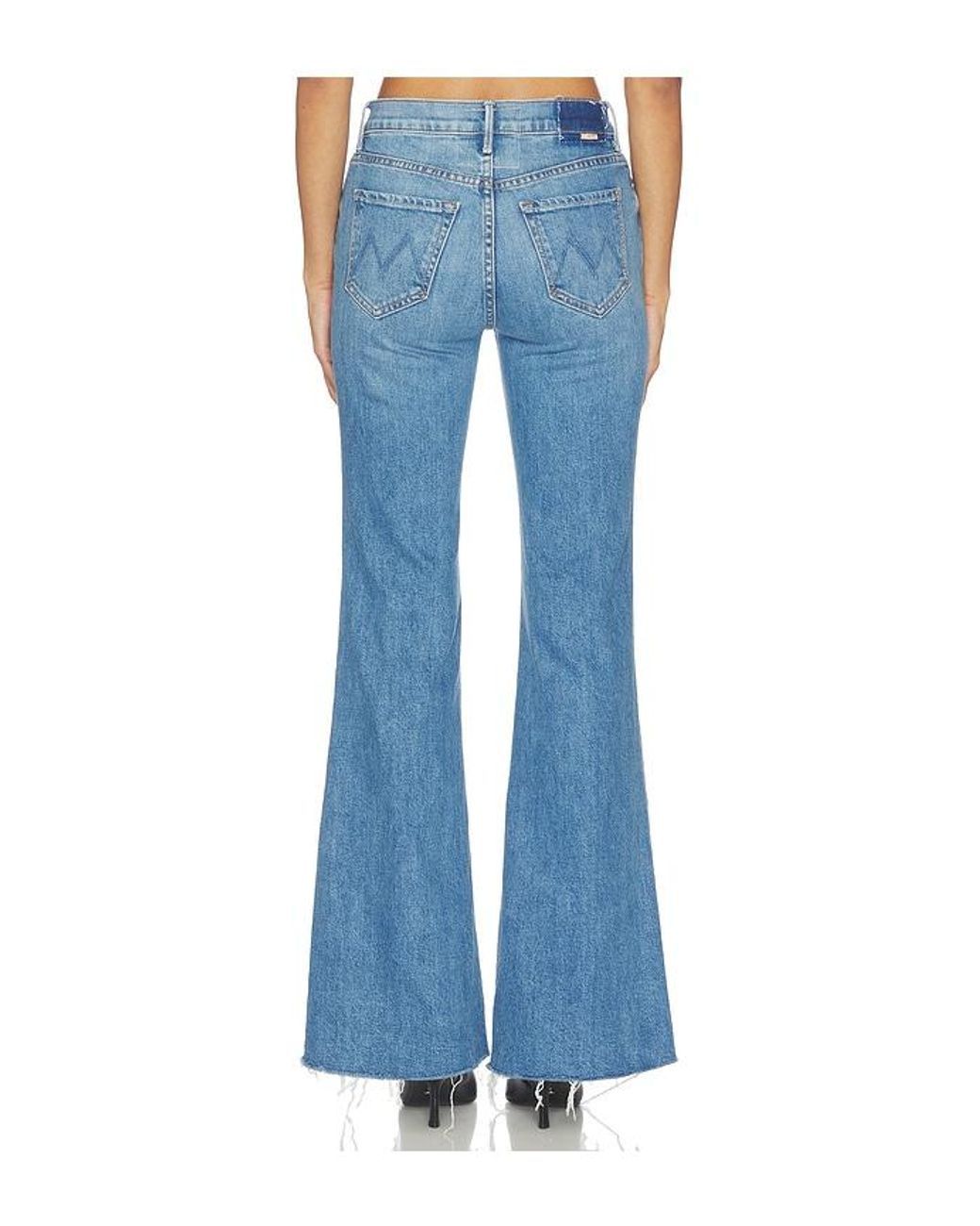 Mother Blue The Doozy Fray Jeans