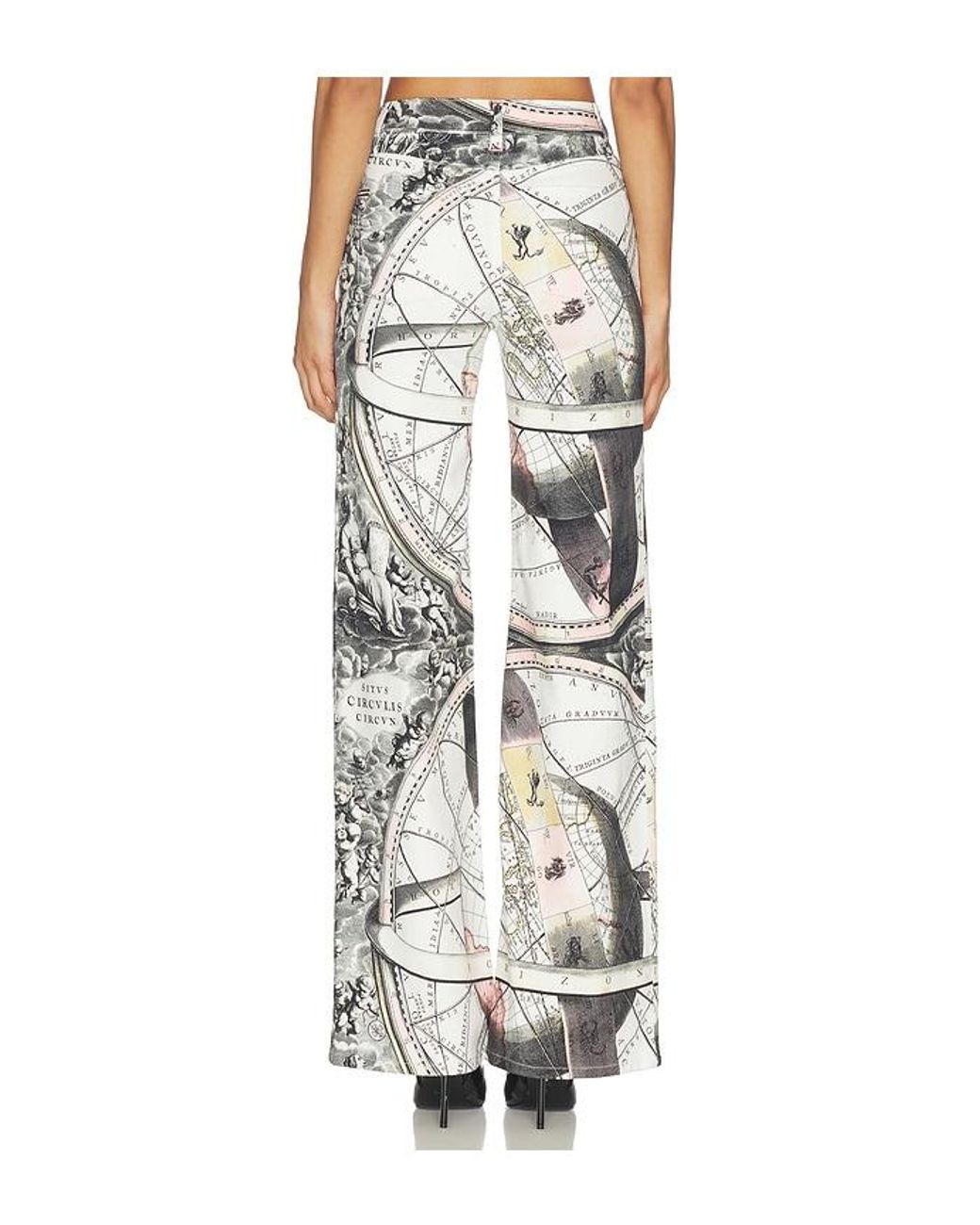 Alice + Olivia White Chic Full Length Jean