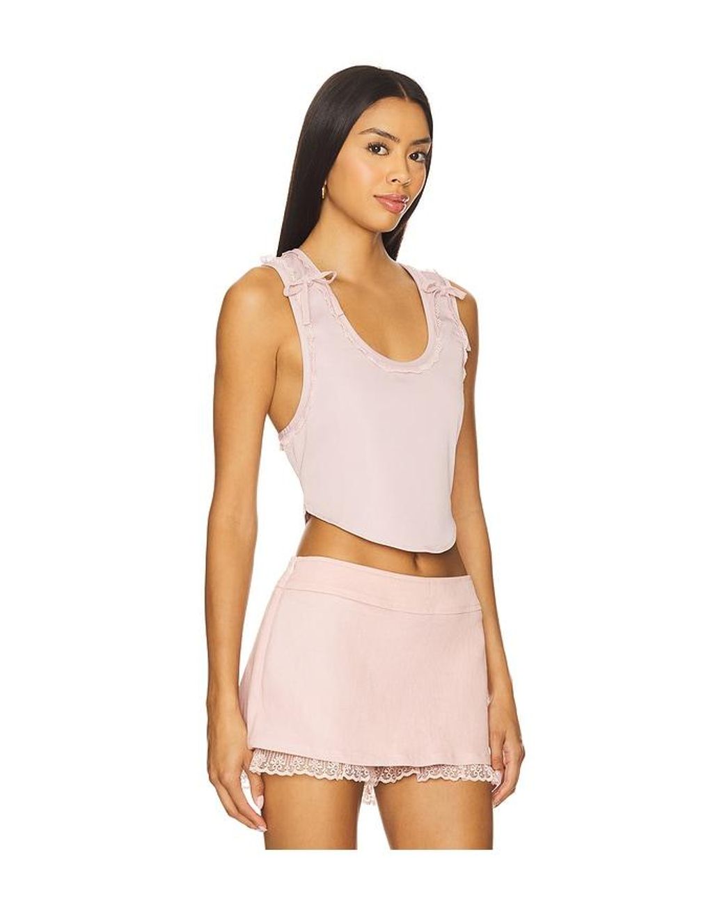 Amelie Teje Pink Cruz Cami