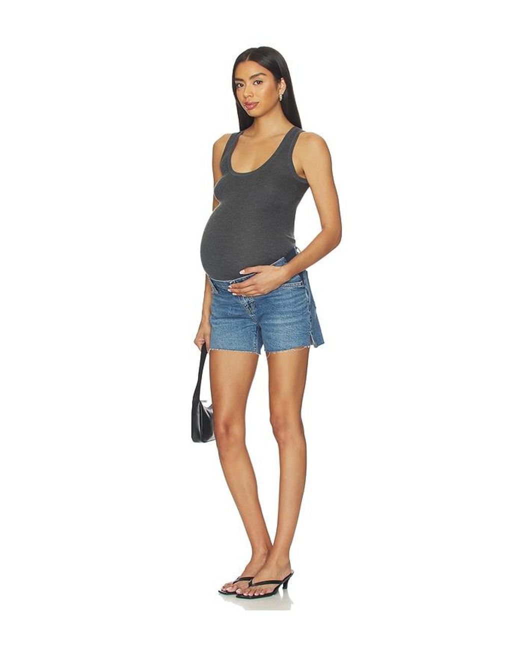 HATCH Blue Umstandsshorts The Cutoff