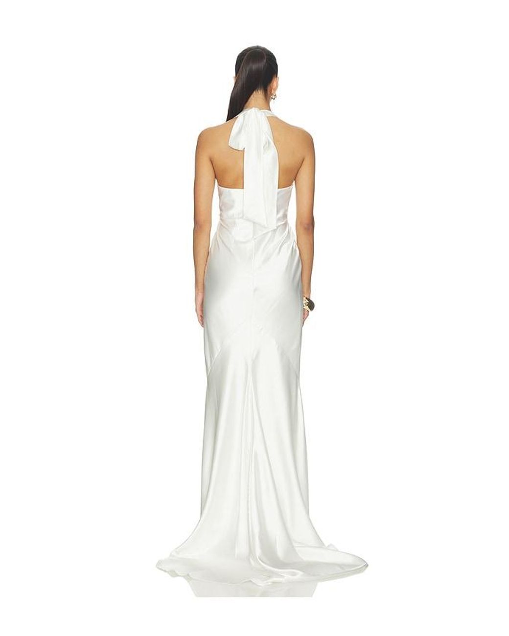 Nookie White Scarlet Plunge Gown