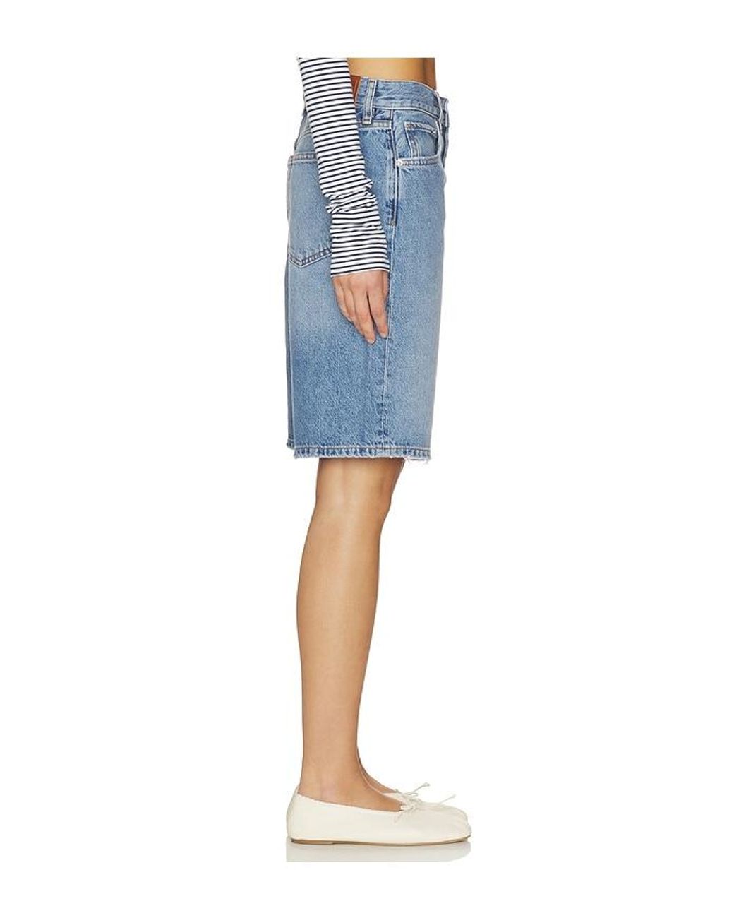 Anine Bing Blue Jasper Short