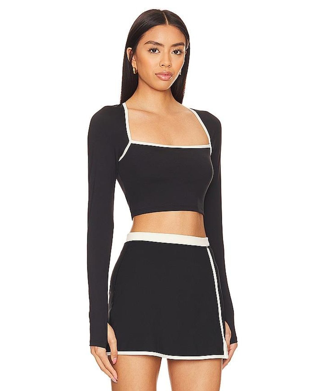 LSPACE Black Campbell Top