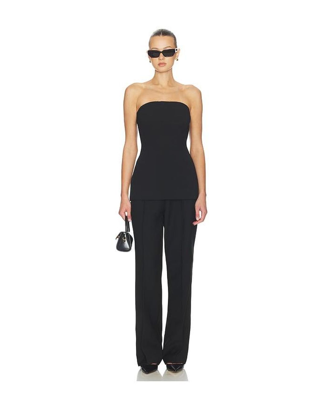 Entire studios Black Fin Tube Top