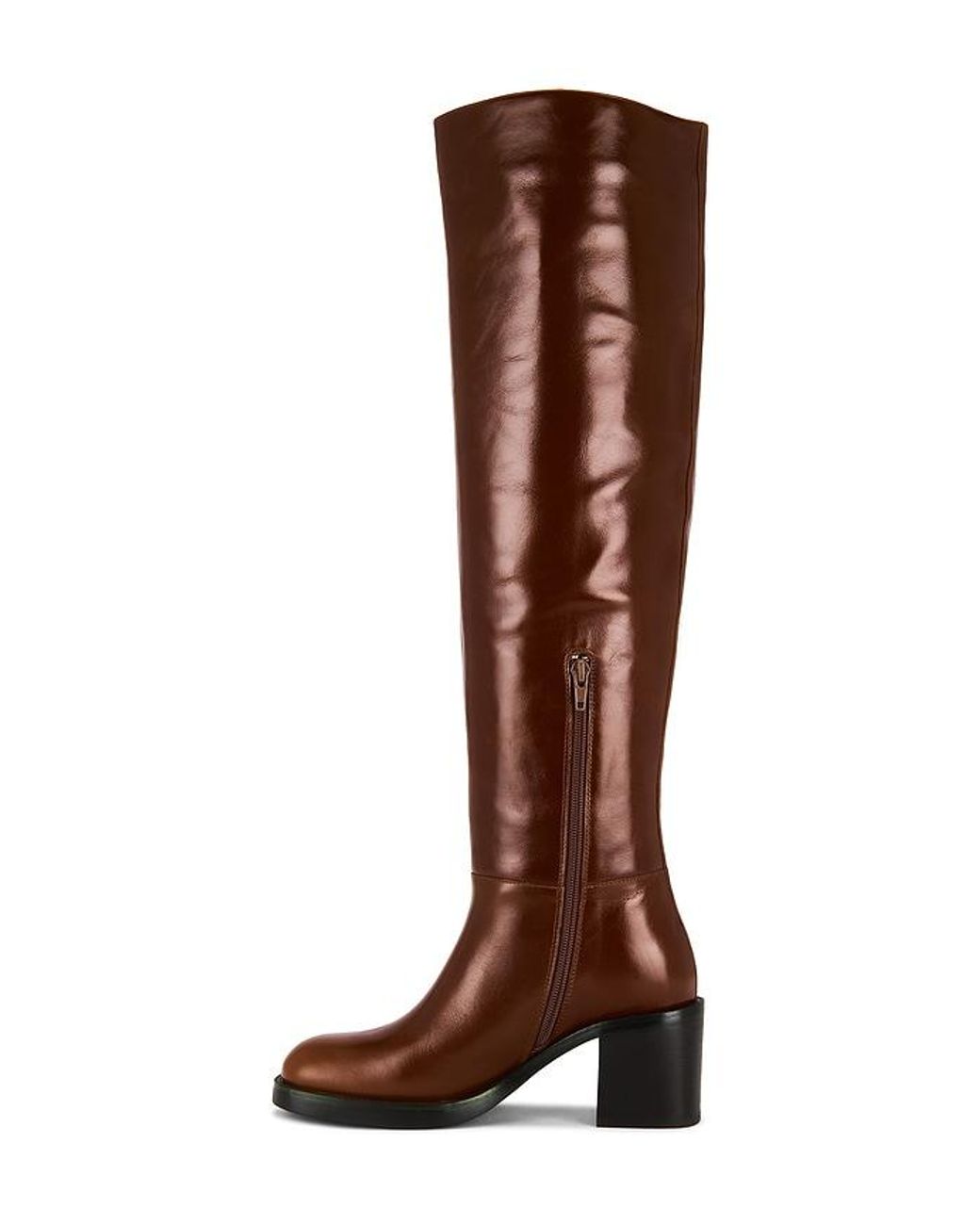 Jeffrey Campbell Brown Boot Vinyl