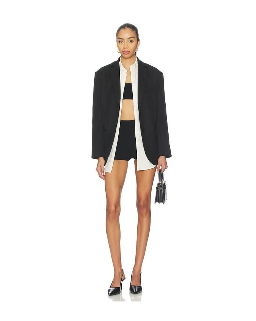 L'academie Black 'Academie Viv Knit Hot Short
