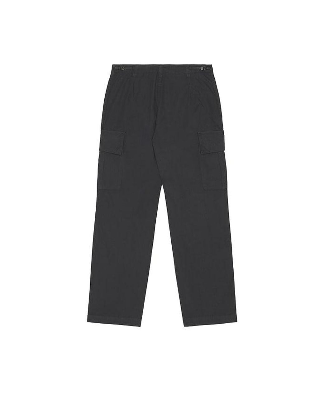 Palmes Black Ripstop Cargo Trousers for men