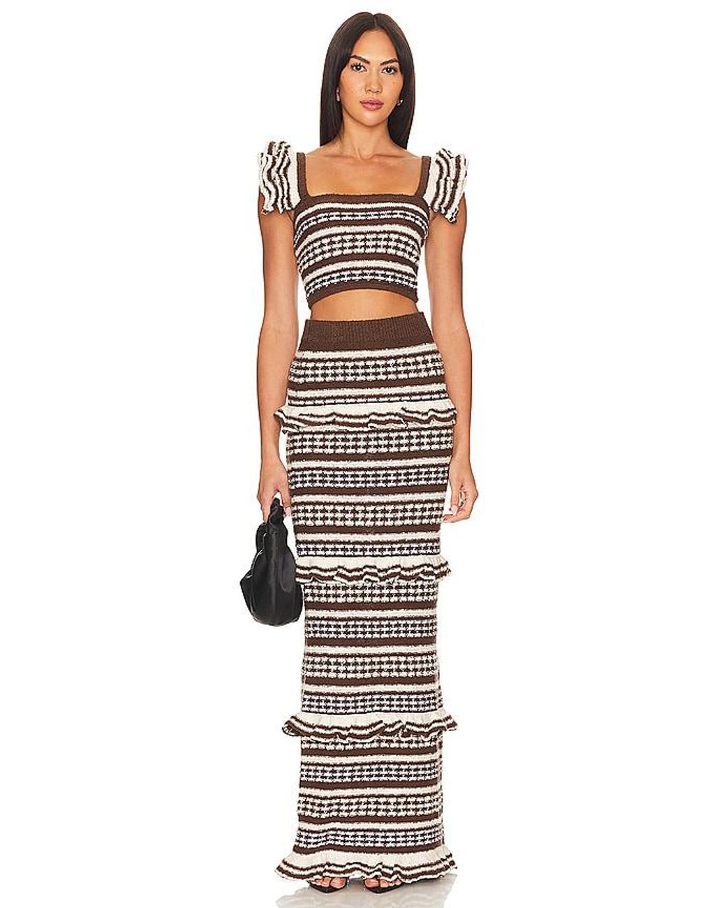 Tularosa Black Kaely Maxi Skirt