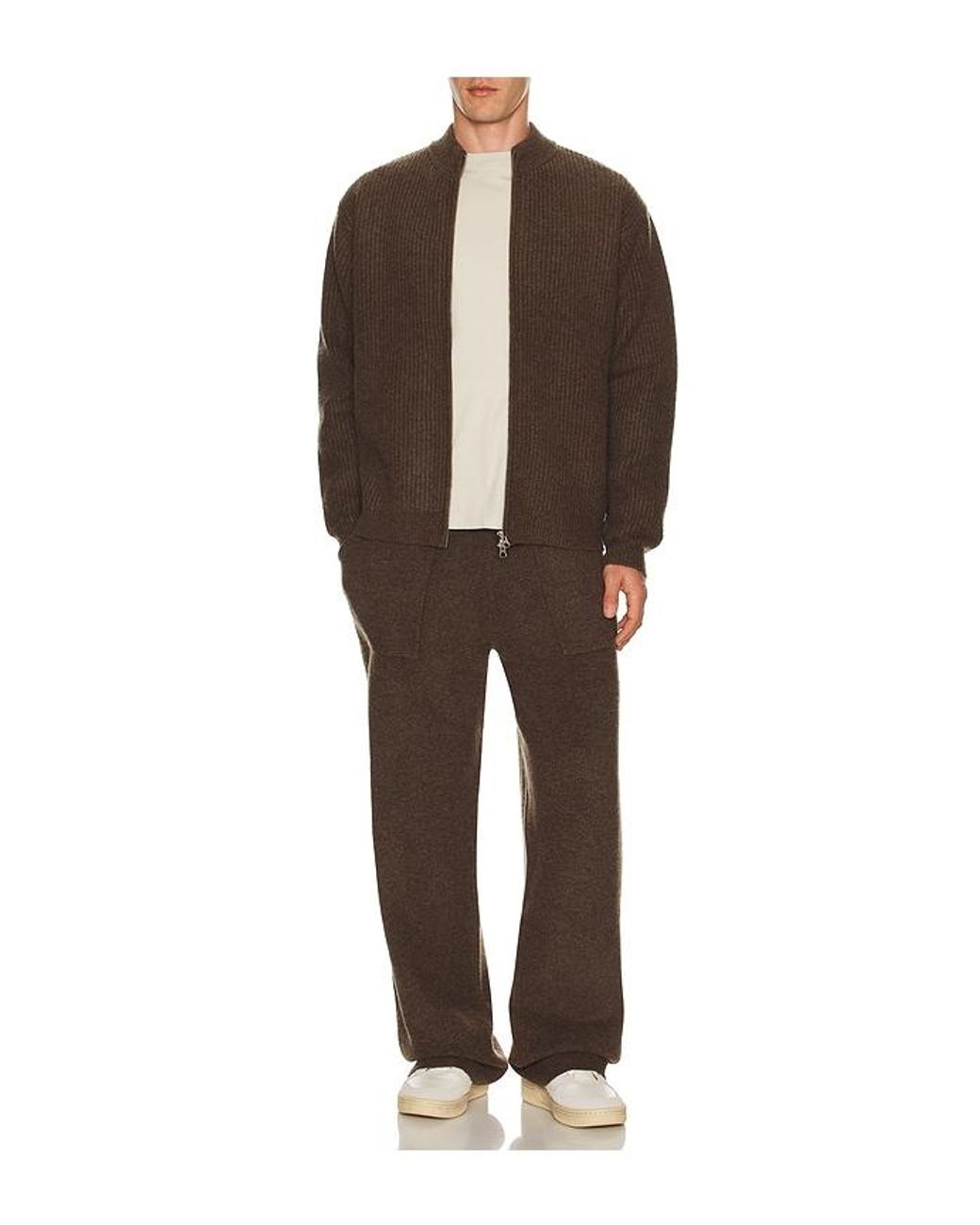 Cárdigan Con Cremallera Liv En Color Marrón Talla (También En M, S) KROST de hombre de color Brown