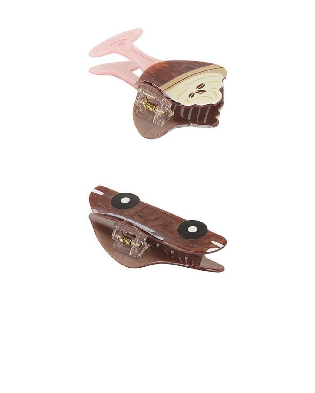 Frasier Sterling White Cafe Claw Clip Set