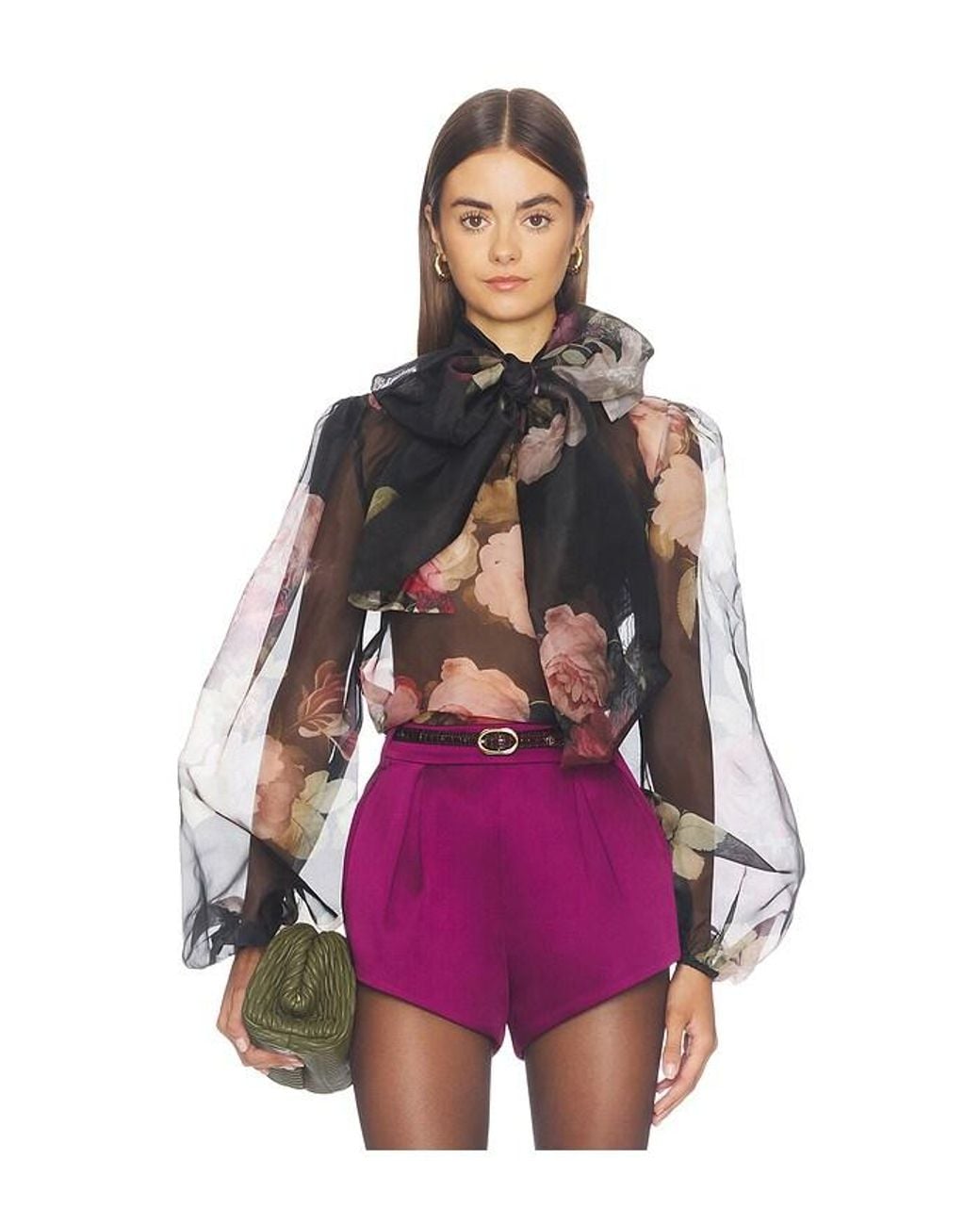 retroféte Multicolor Peregrine Blouse