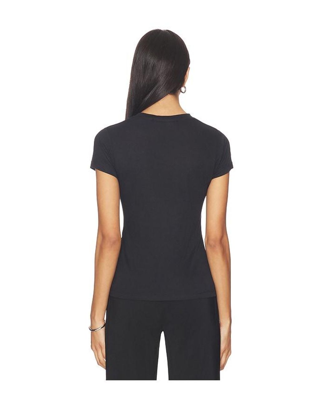 AYA MUSE Black Baby Tee