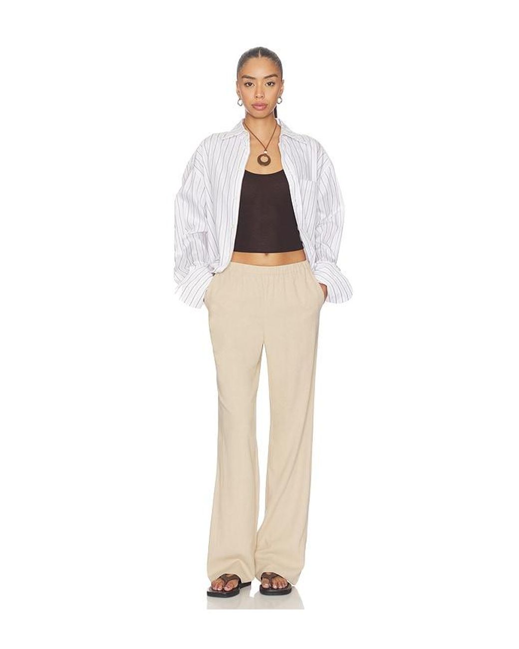 ALL THE WAYS Natural Lilijana Pant