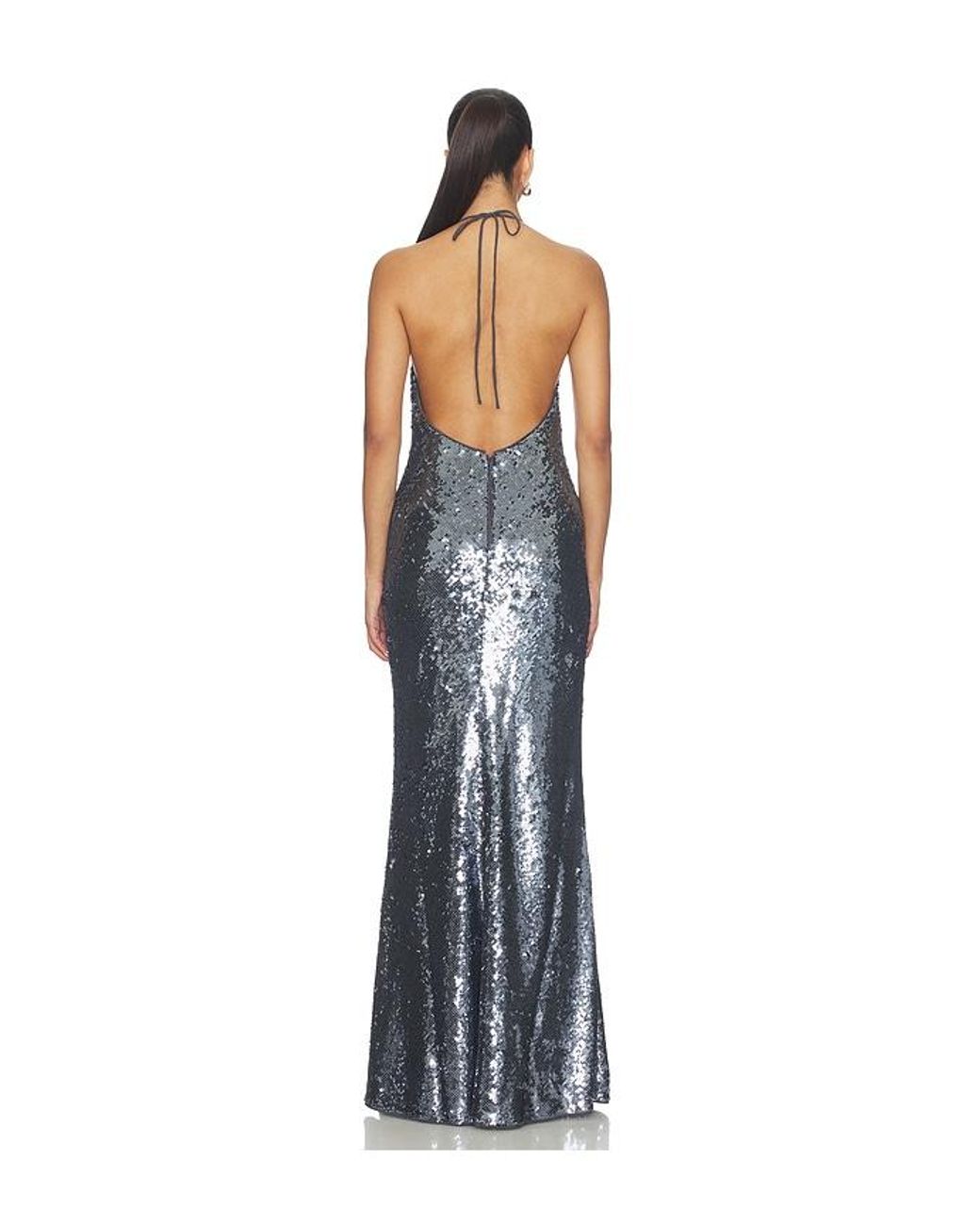 Misha Blue The Plundge Sequin Jersey Dress