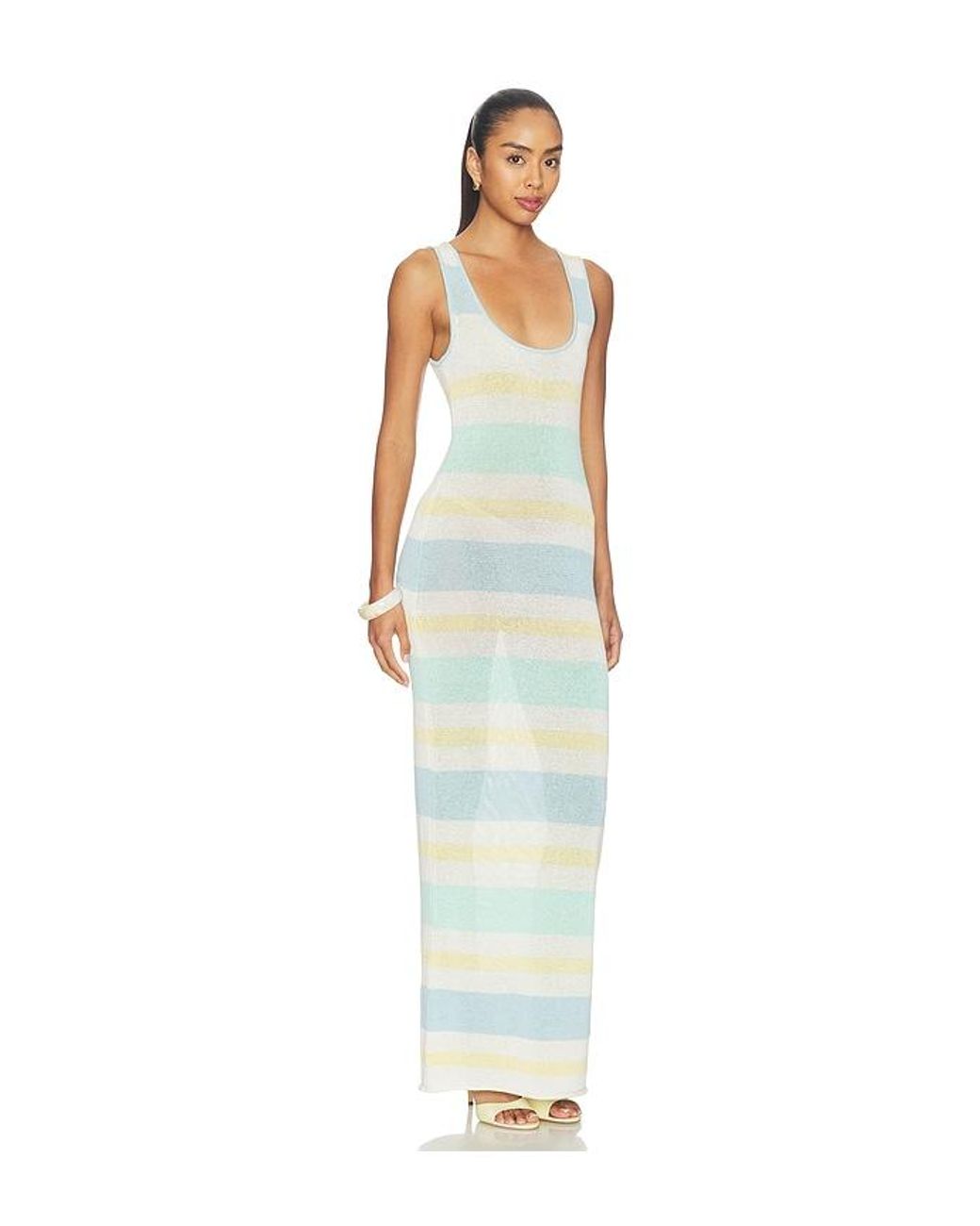 SER.O.YA White Jasmine Knit Dress