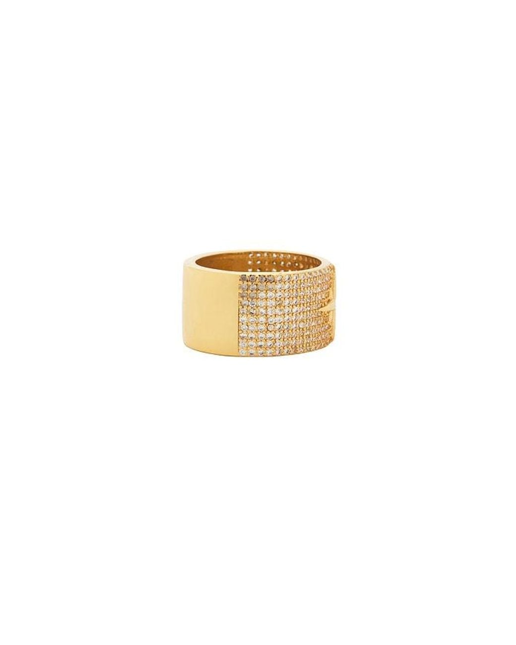 Mazin Jewels White North Star Ring