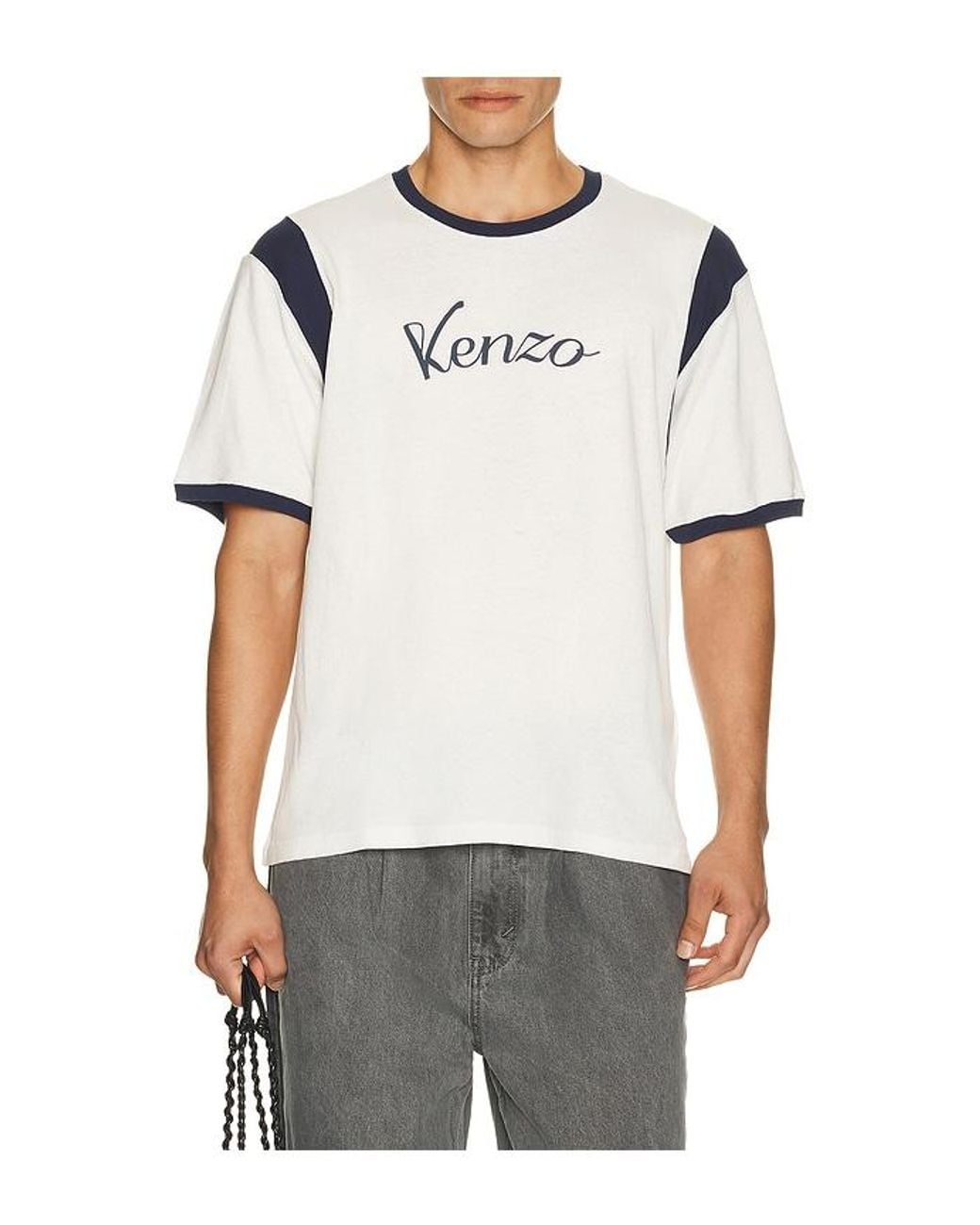 KENZO White Varsity Classic T-Shirt for men