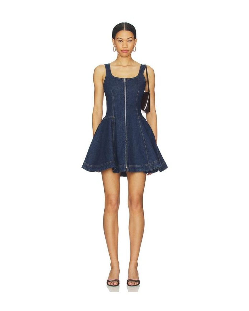 Jonathan Simkhai Blue Eleodra Denim Mini Dress