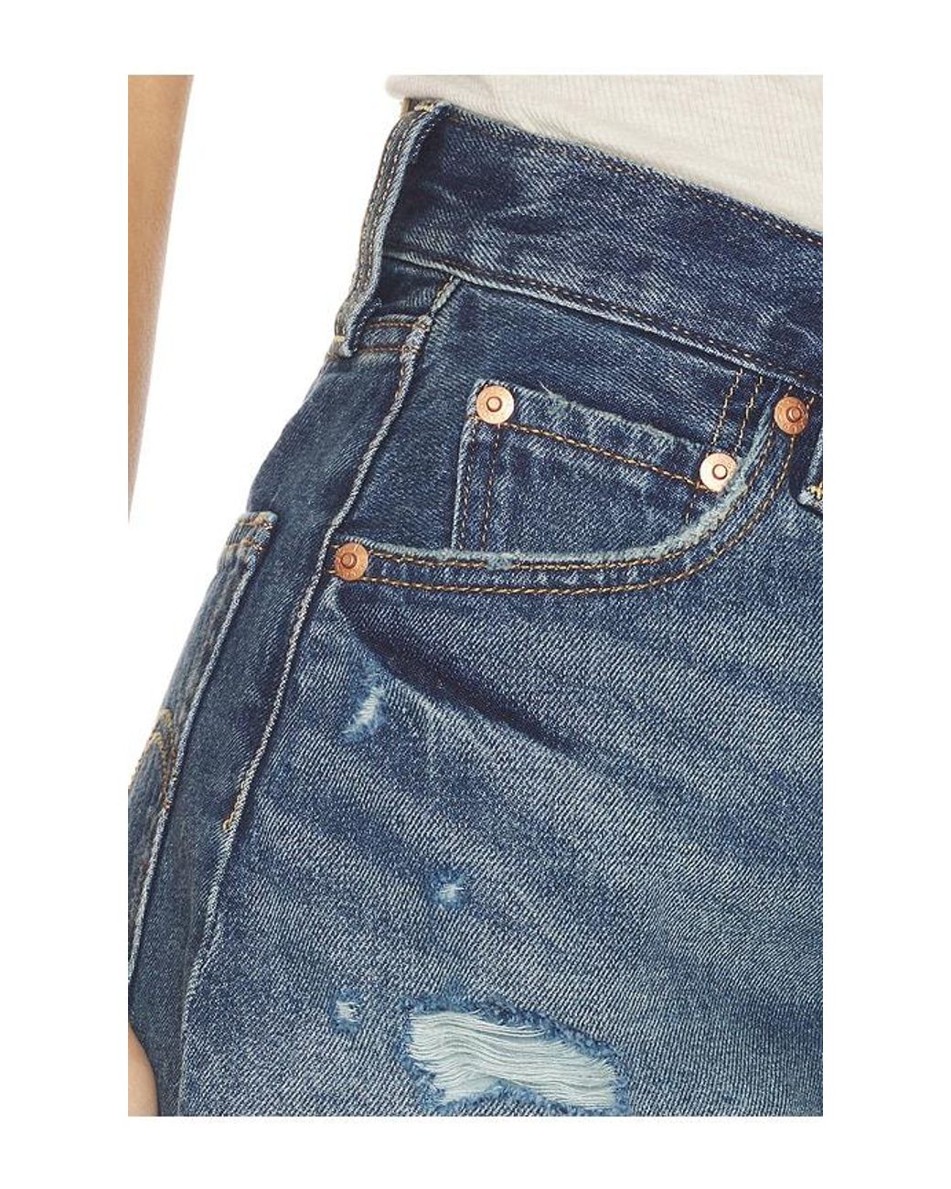 Levi's Blue Ribcage Short Zip