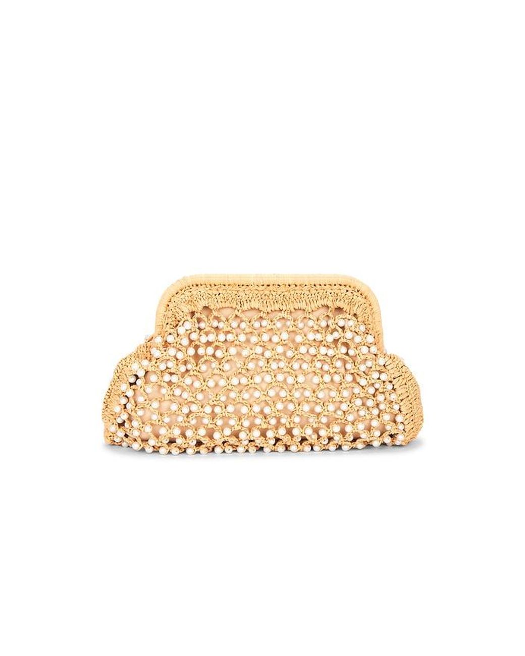 BTB Los Angeles Natural Brandie Clutch