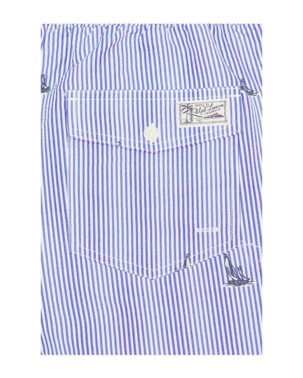 Polo Ralph Lauren Blue Traveler Swim Trunk for men