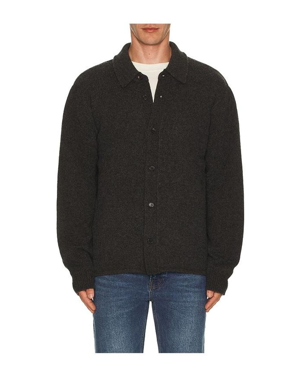 FRAME Black Shirt Sweater for men