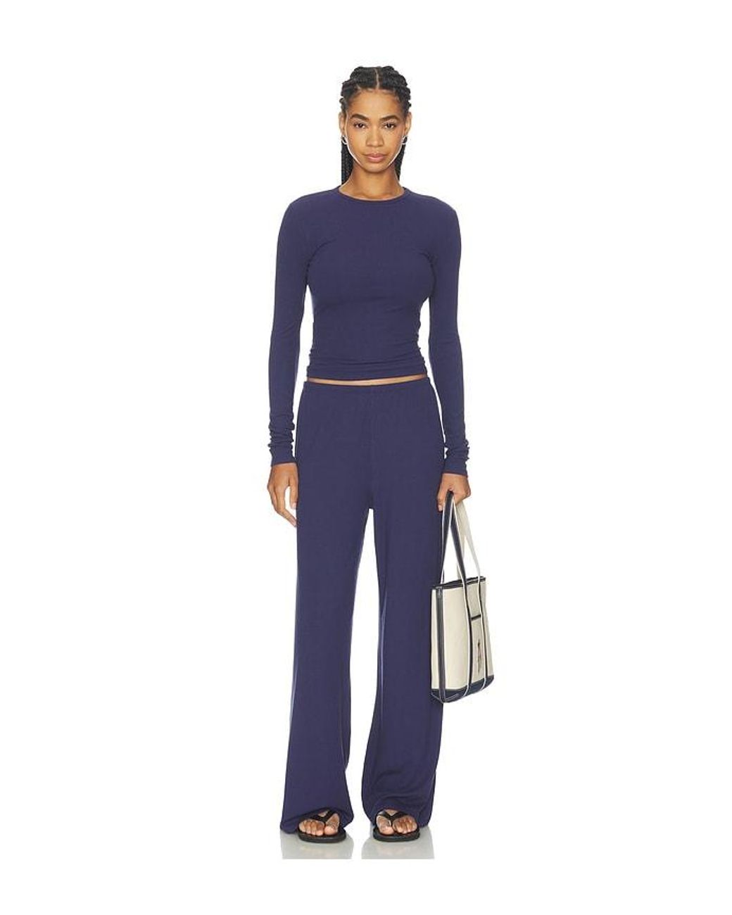 ALL THE WAYS Blue Airlea Long Sleeve Top