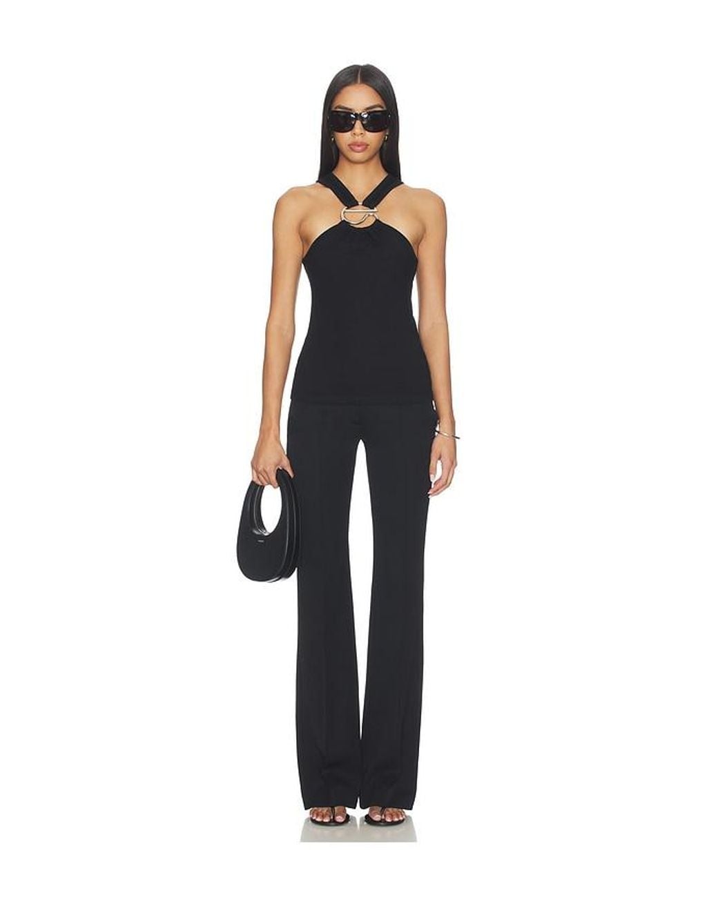 Coperni Black C Logo Crossed Top