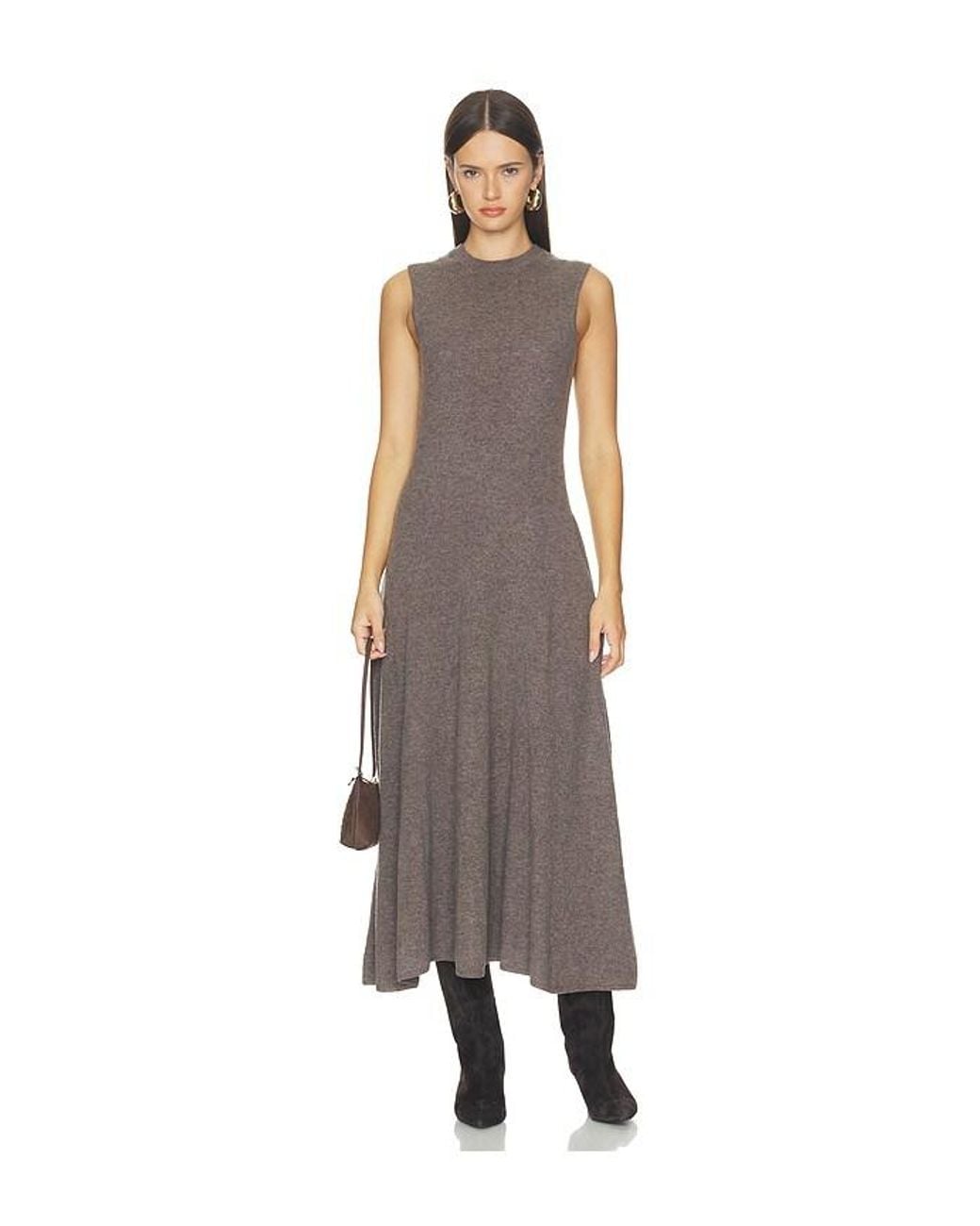 NAADAM Brown Cashmino Reversible Dress