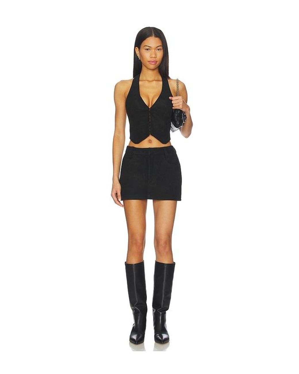 Nakedvice Black X Revolve The Staten Vest Top