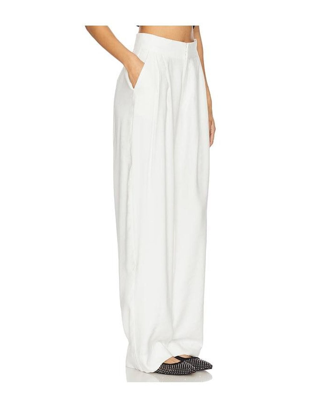 NonChalant Label White Fallon Pant