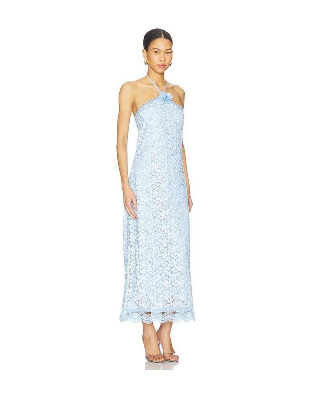 Waimari White Beso De Luna Maxi Dress