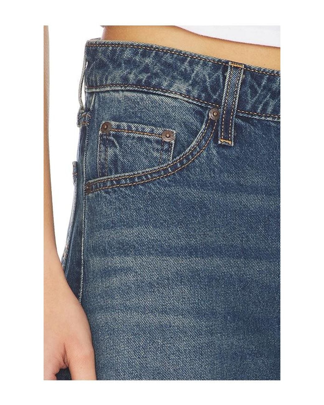 Levi's Blue Baggy Dad Barrel Jeans