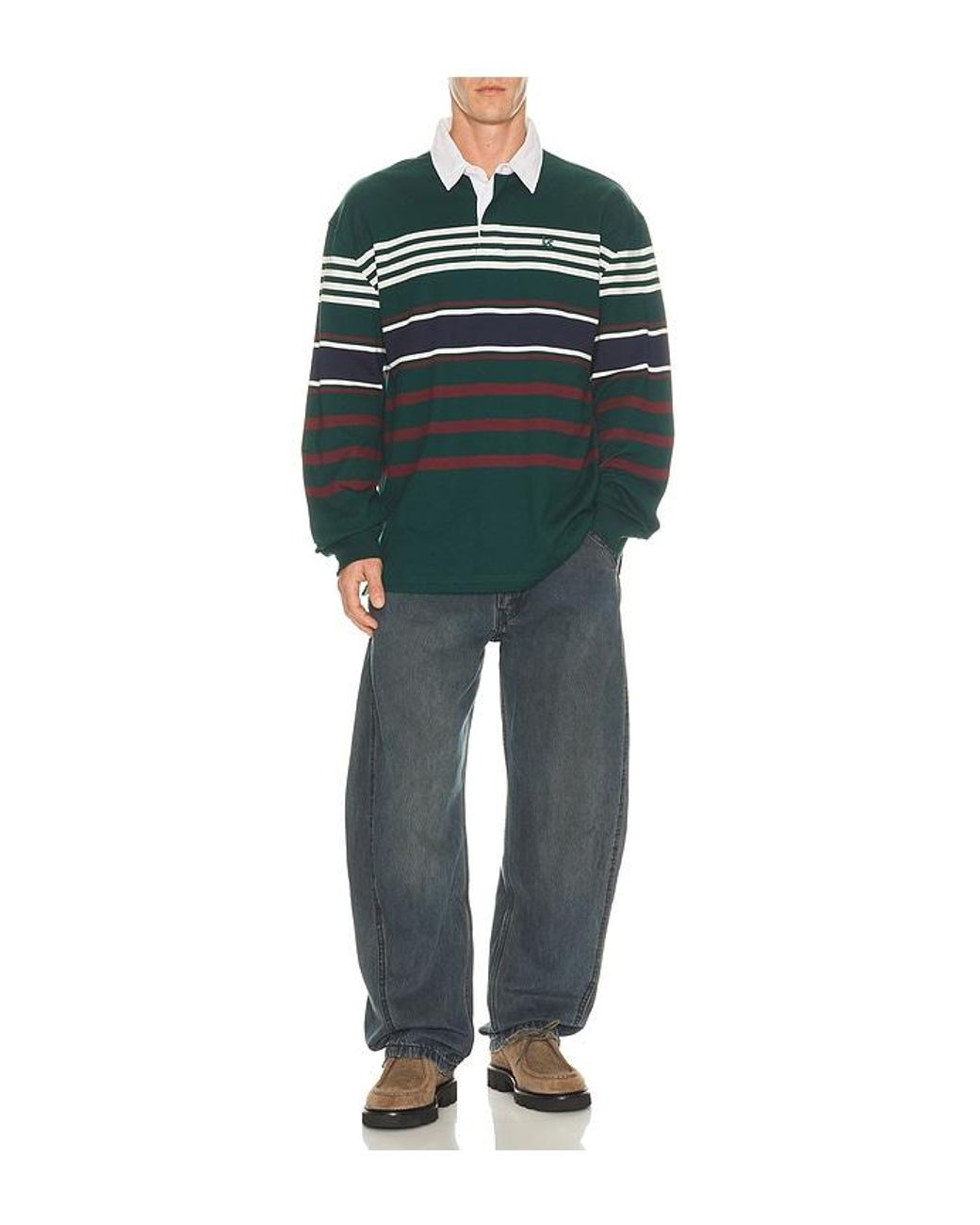 Levi's Blue Baggy Barrel Jeans for men