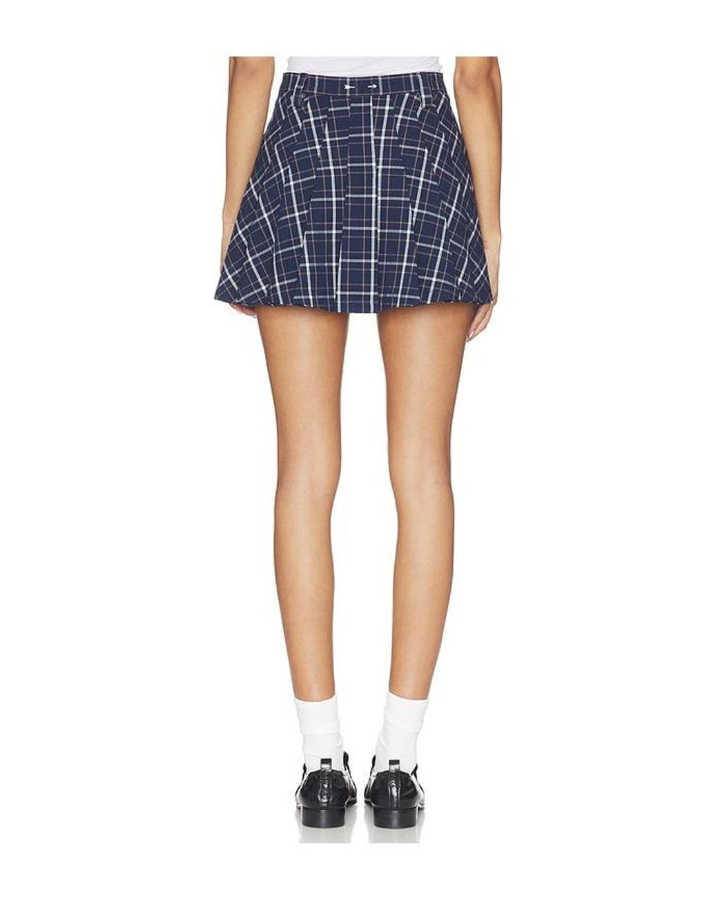The Upside Blue Valencia Jones Pleated Skirt